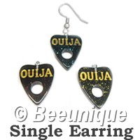 Ouija Board SINGLE Earring - Click Image to Close